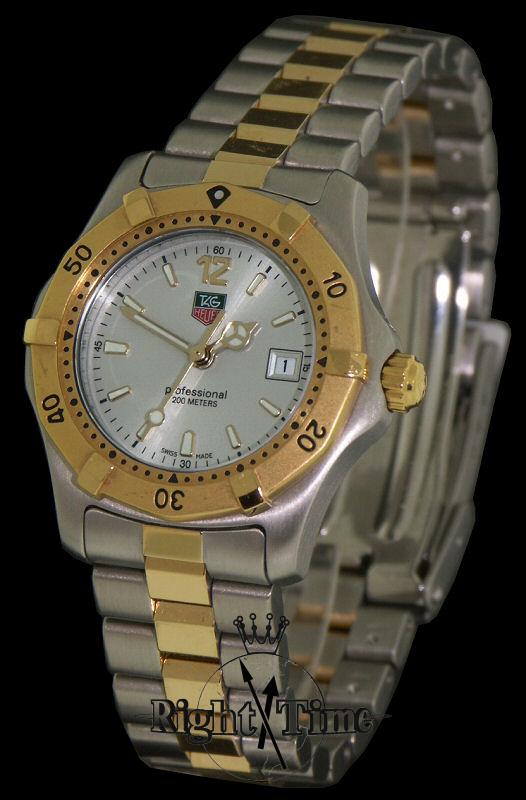 Tag Heuer Sport 2000 Quartz 2 Tone wk1320 0 Pre Owned Ladies Watches