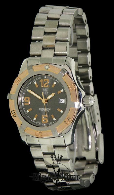 Tag Heuer 18kt Rose Gold And Steel wn1351.ba0333 Pre Owned