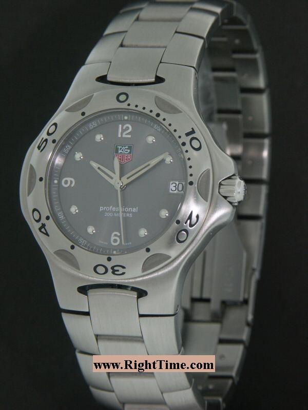 Tag Heuer Kirium Quartz Diver Grey Dial wl1111 0 Pre Owned Mens