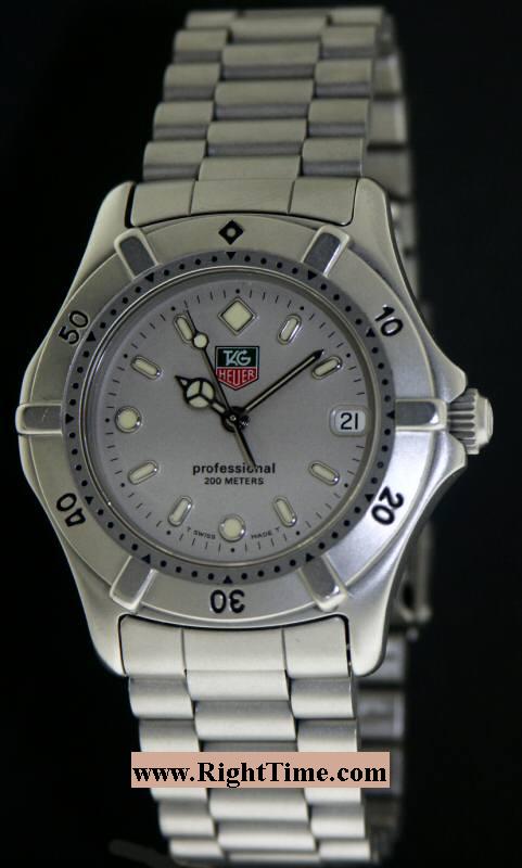 Tag Heuer 2000 Midsize Quartz we1211 r Pre Owned Mens Watches