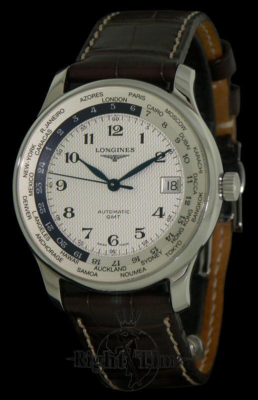 Longines Master World Timer l2.631.4.70.3 Pre Owned Mens Watches