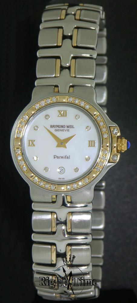 Raymond Weil Parsifal 2 Tone 40 Diamonds 9990 Pre Owned Ladies