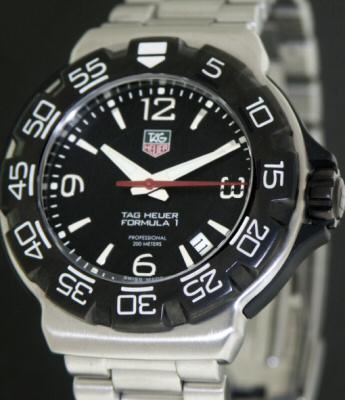 Formula  Calendar on Tag Heuer Formula 1 Wac1110 0   Pre Owned Mens Watches