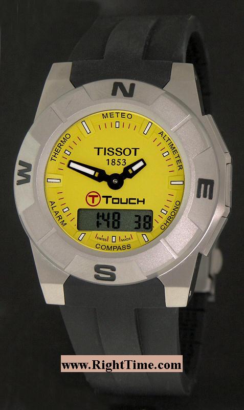 Tissot T Touch Trekking Yellow Titan t001.520.47.361.00 Pre