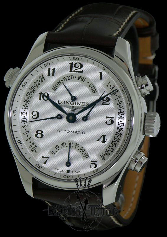 Master Retrograde l2.717.4.78.3 Longines Master wrist watch