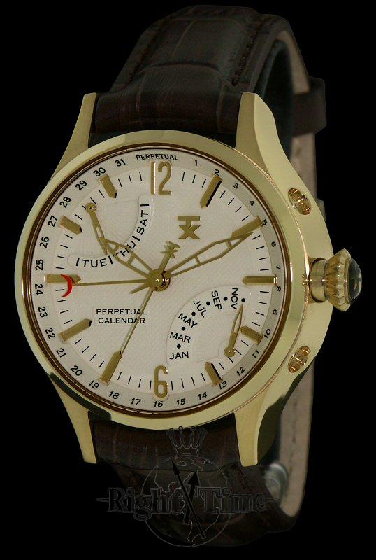 Perpetual Calendar Gold Tone t3c388 - Tx Technoluxury Perpetual