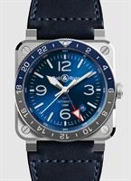 Bell & Ross Watches BR0393-BLU-ST/SCA