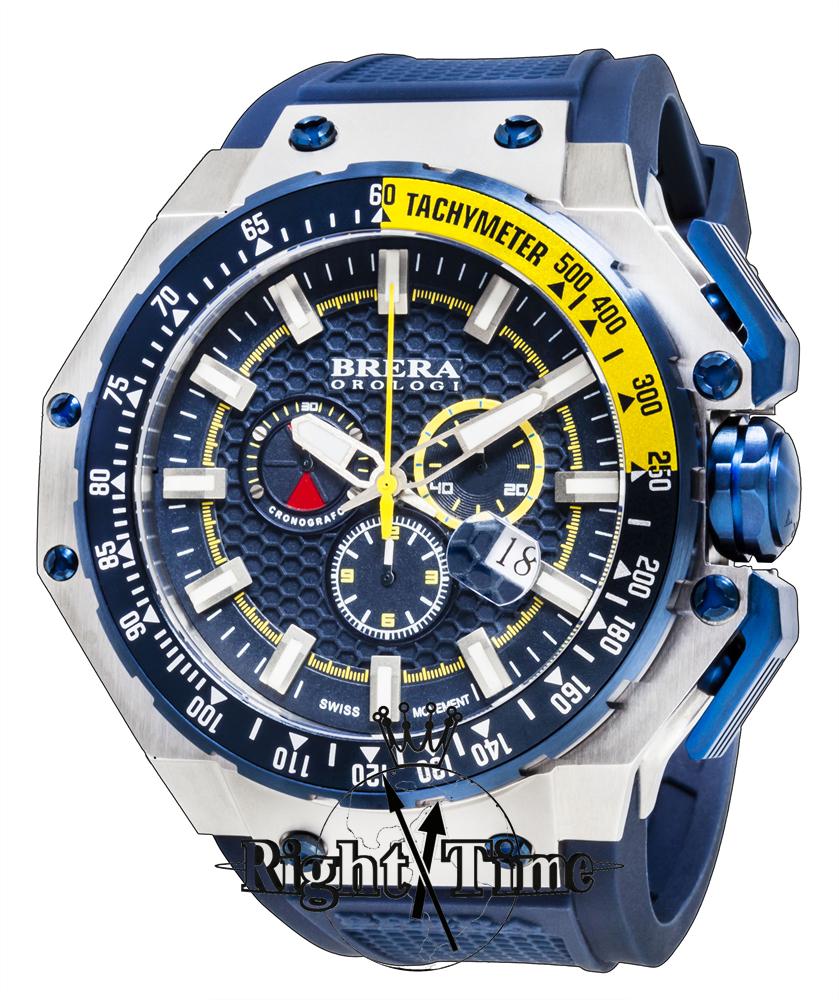 Gran Turismo Blue brgtc5404 Brera Orologi Super Sportivo wrist watch