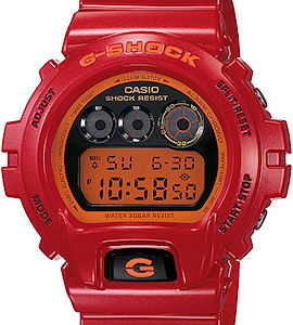G-Shock Mirror-Metallic Red dw6900cb-4 - Casio G-Shock wrist watch