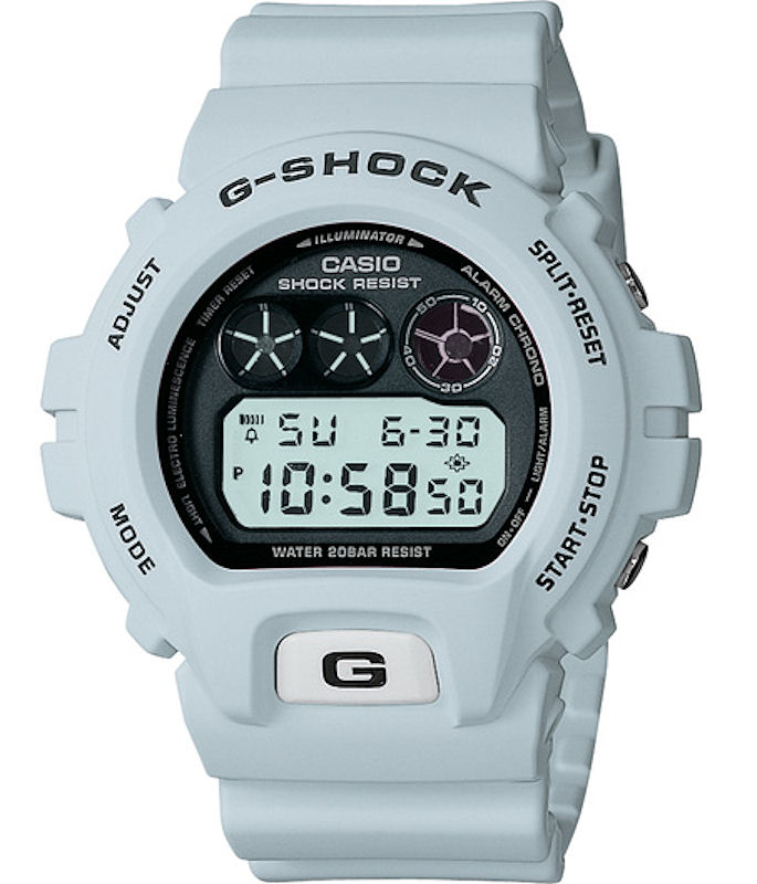 G-Shock Classic Black/White dw6900fs-8 - Casio G-Shock wrist watch