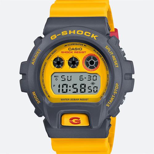 G-Shock Yellow/Grey/Red dw6900y-9 - Casio G-Shock wrist watch
