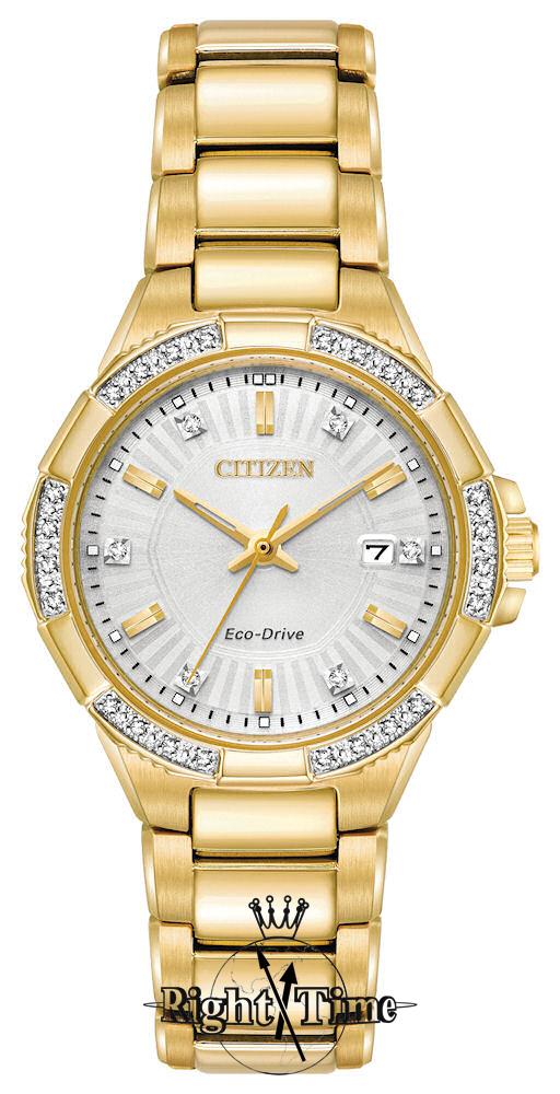 Riva Yellow Steel W/ Diamonds ew2462-51a - Citizen New Arrivals