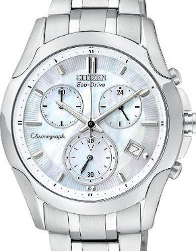 Sport Chronograph Mop Dial fb1158-55d - Citizen Ladies wrist watch