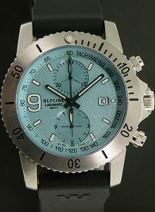 Lagunare Chronograph Aqua Dial 3837.18 - Glycine Lagunare wrist watch