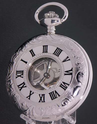 Mechanical Skeleton dbw 99006 Dolan Bullock Executive pocket watch