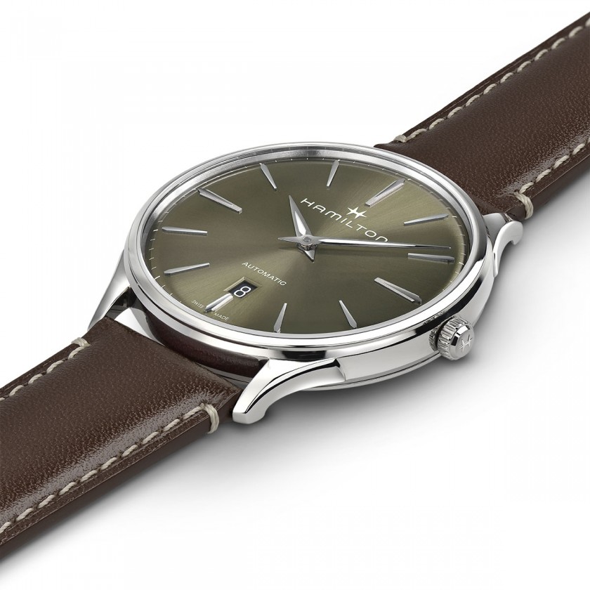 Jazzmaster Thinline Green h38525561 - Hamilton Jazzmaster wrist watch