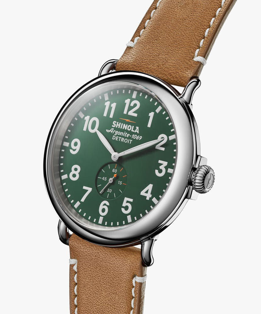 Runwell 47mm Green s0110000038 - Shinola Runwell wrist watch