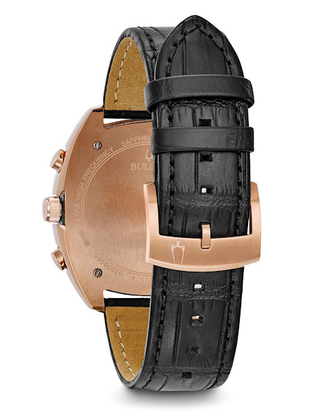 Curv Gold-Tone Chronograph 98a156 - Bulova Curv wrist watch