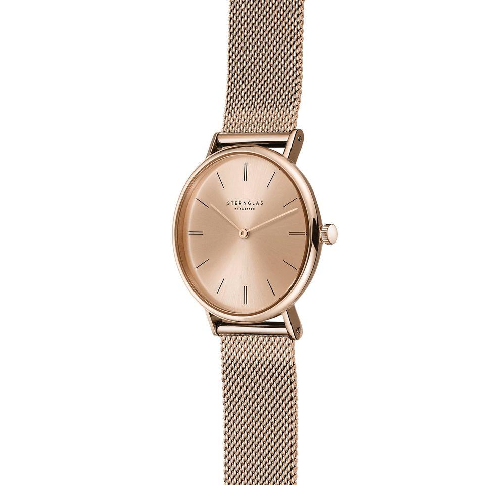 Sinja Rose Tone On Mesh Band ssj33/407 - Sternglas Quartz wrist watch