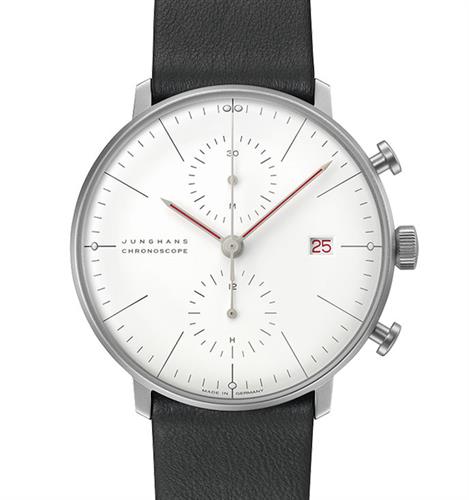 Max Bill Chronoscope Bauhaus 27/4303.02 - Junghans Max Bill wrist watch