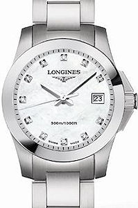 Conquest Ladies Mop Dial l3.277.4.87.6 Longines Conquest wrist watch