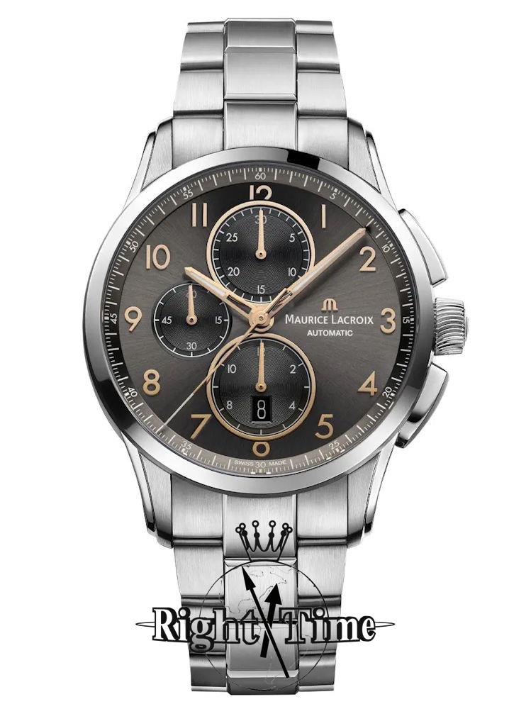 Pontos Chronographe Grey pt6388-ss002-321-1 - wrist watch Maurice Lacroix Pontos