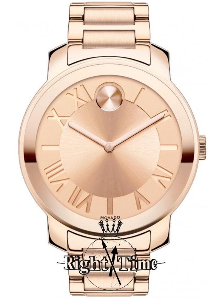 Movado bold rose outlet gold two tone