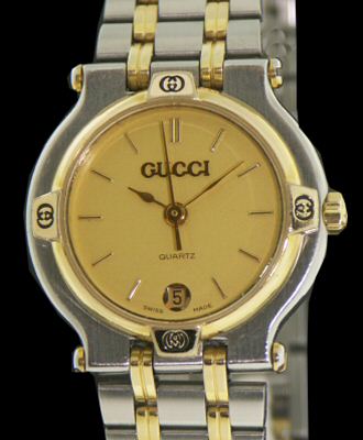 Gucci Two Tone 9000l - Pre-Owned Ladies Watches