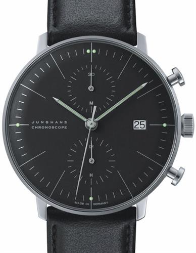 Junghans Chronoscope Max Bill Chrono 027 4601.00 Pre Owned Mens