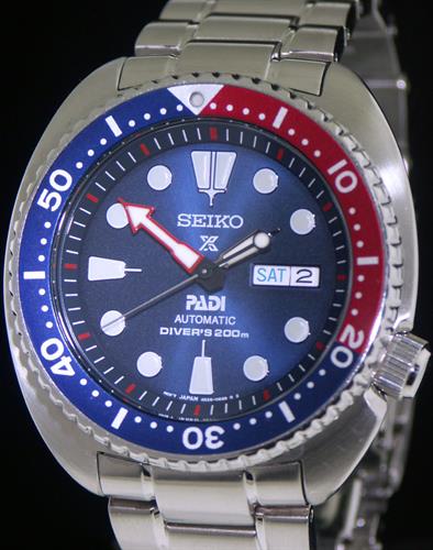 Seiko Prospex Padi Turtle Pepsi srpa21 - Pre-Owned Mens Watches