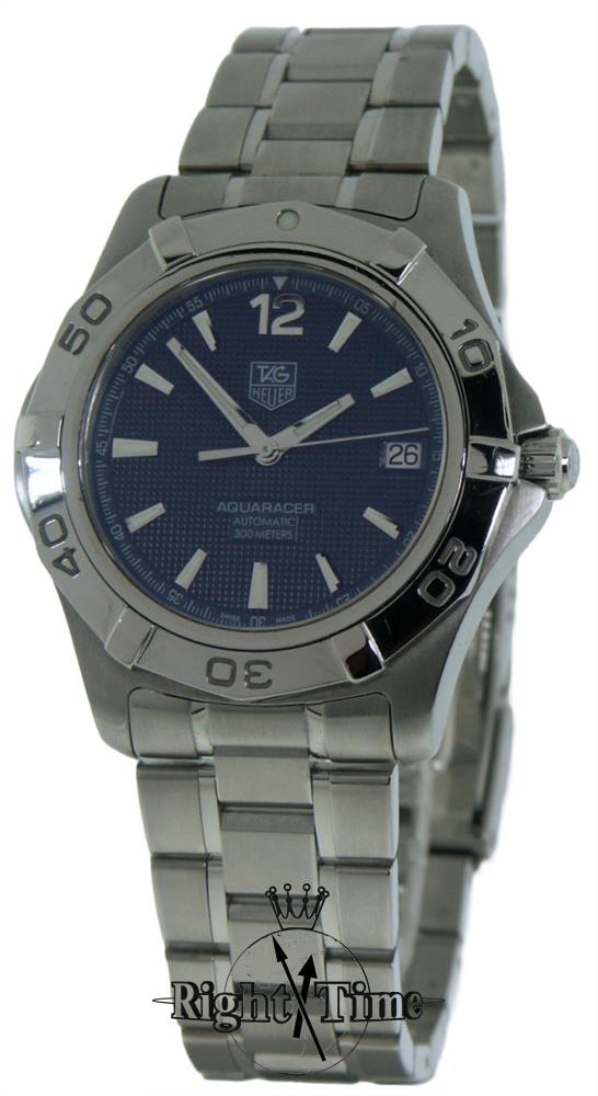 Tag Heuer Aquaracer Automatic Blue waf2112.ba0806 Pre Owned