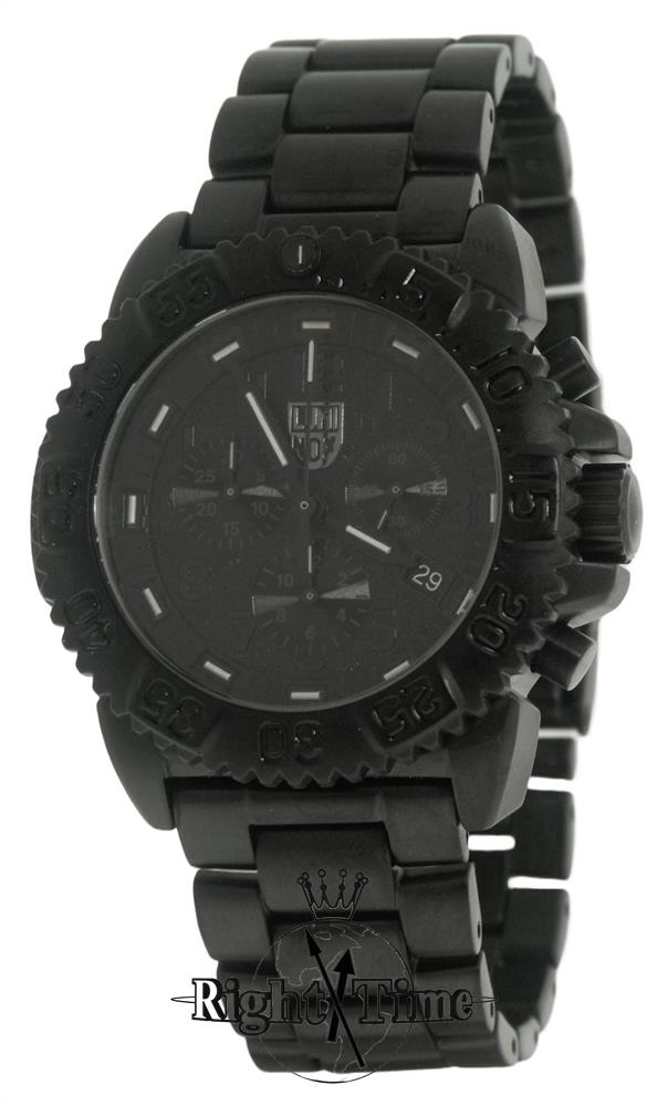 Pre-owned LUMINOX A.3182.BO - LUMINOX BLACKOUT METAL CHRONOGRAPH