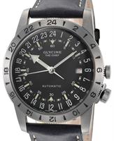 Pre-Owned GLYCINE AIRMAN THE CHIEF GUNMETAL