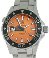 Pre-Owned TAG HEUER 500M QUARTZ AQUARACER ORANGE