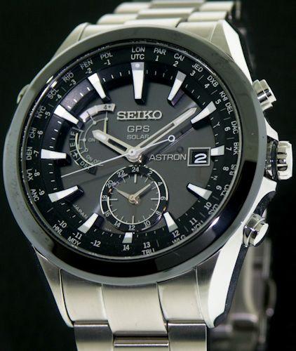 Astron Gps Titanium Black sast003 - Seiko Luxe Astron wrist watch