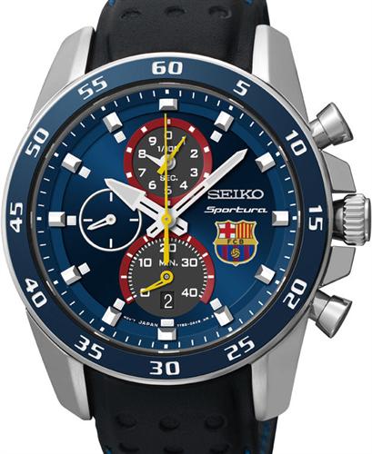 Barcelona Alarm Chron spc089 - Seiko Luxe Sportura wrist watch