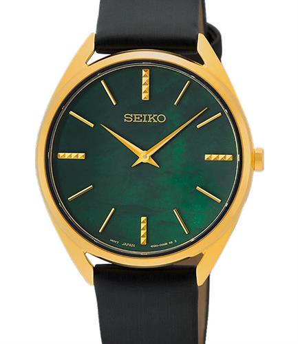 Essentials Golden Green Dial swr080 - Seiko Core Essentials wrist watch